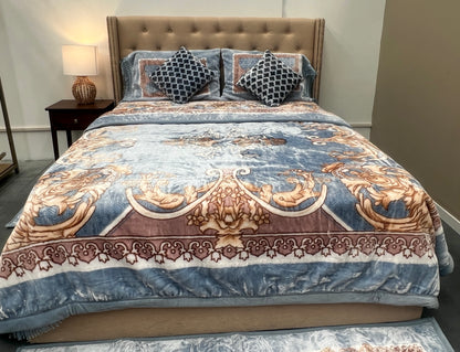 Cloudy Supreme 10 Pc Blanket Queen Size Bedding Set